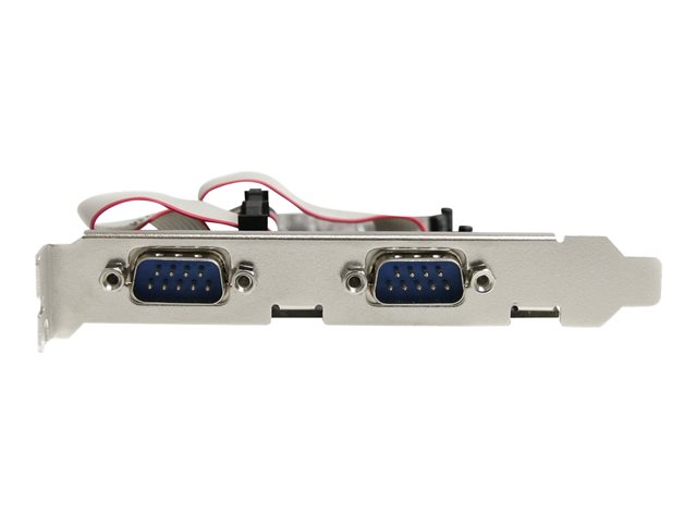 StarTech.com 4 Port Native PCI Express RS232 Serial Adapter Card with 16550 UART - Low Profile Serial Card (PEX4S553) - Serial adapter - PCIe 1.1 - RS-232 - 4 ports