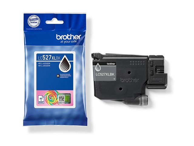 Brother LC527XLBK - High Yield - black - original - pillow pack - ink cartridge - for Brother MFC-J4350DW, MFC-J4550DW