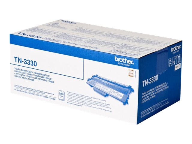 Brother TN3330 - Black - original - toner cartridge - for Brother DCP-8110, 8150, 8155, 8250, HL-5440, 5450, 5470, 6180, MFC-8510, 8520, 8710, 8950