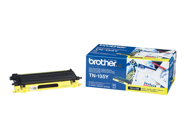 Brother TN135Y - Yellow - original - toner cartridge - for Brother DCP-9040, 9042, 9045, HL-4040, 4050, 4070, MFC-9420, 9440, 9450, 9840
