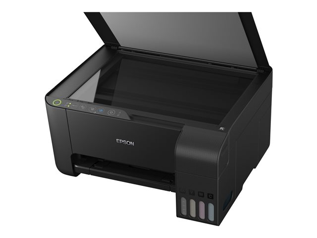 Epson EcoTank ET-2715 - Multifunction printer - colour - ink-jet - refillable - Legal (216 x 356 mm)/A4 (210 x 297 mm) (original) - A4/Legal (media) - up to 10 ppm (printing) - 100 sheets - USB, Wi-Fi - black