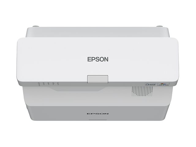 Epson EB-760WI - 3LCD projector - 4100 lumens (white) - 4100 lumens (colour) - WXGA (1280 x 800) - 16:10 - ultra short-throw lens - 802.11a/b/g/n/ac wireless / LAN/ Miracast - white