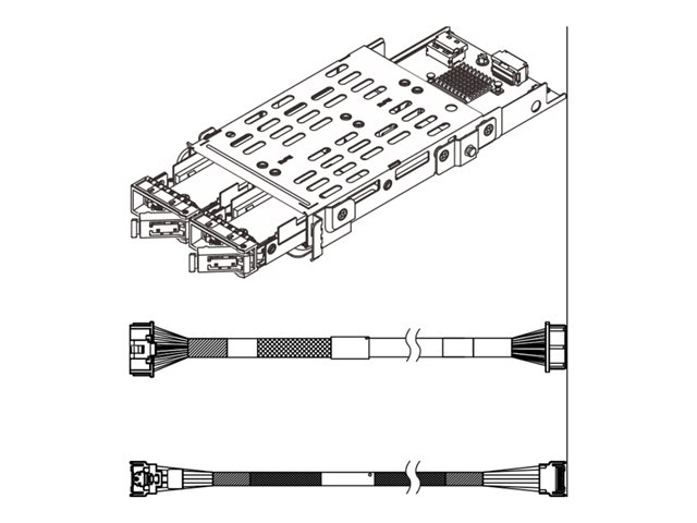 Lenovo - M.2 RAID B540p 2HS SATA/NVMe Kit