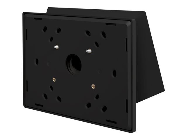 Crestron - Mounting kit (angled mounting bracket, bracket, 2 faceplates, adhesive pad) - multisurface - for touch screen - plastic - smooth black - surface mountable, glass-mounted, in-wall mounted - for Crestron TSW-1070, 770/1070, Room Scheduling Touch Screen TSS-1070, 770, TSS-770 Series