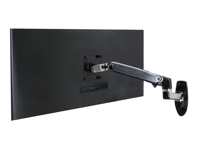 Ergotron LX - Mounting kit (wall mount, monitor arm) - for LCD display - aluminium - polished aluminium - screen size: up to 34\"