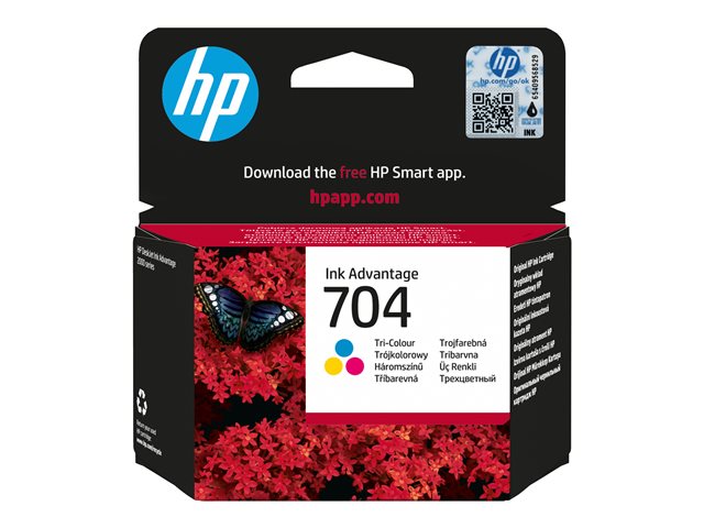 HP 704 TRI-COLOR ORIGINAL INK PROMO ADVA