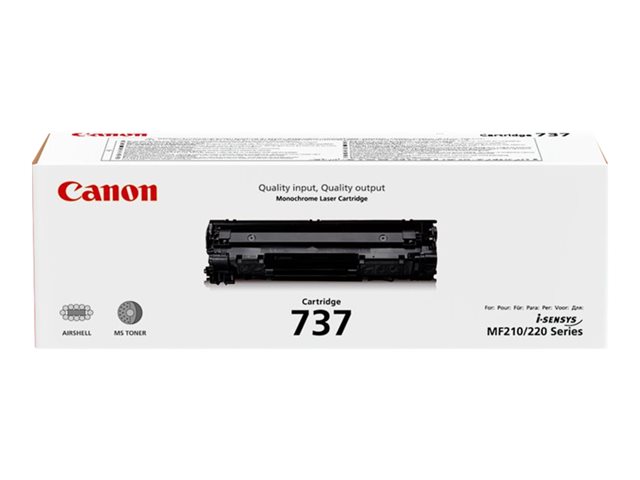 Canon 737 - Black - original - toner cartridge - for i-SENSYS LBP151, MF211, MF216, MF217, MF229, MF231, MF232, MF237, MF244, MF247, MF249