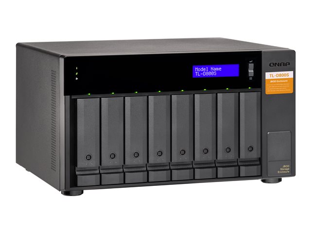 QNAP TL-D800S - Hard drive array - 8 bays (SATA-600) - SATA 6Gb/s (external)