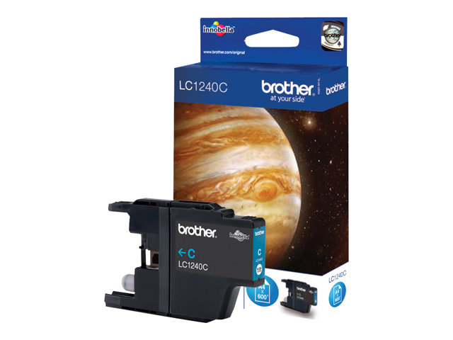Brother LC-1240C - Cyan - original - ink cartridge - for Brother DCP-J525, J725, J925, MFC-J430, J5910, J625, J6510, J6710, J6910, J825