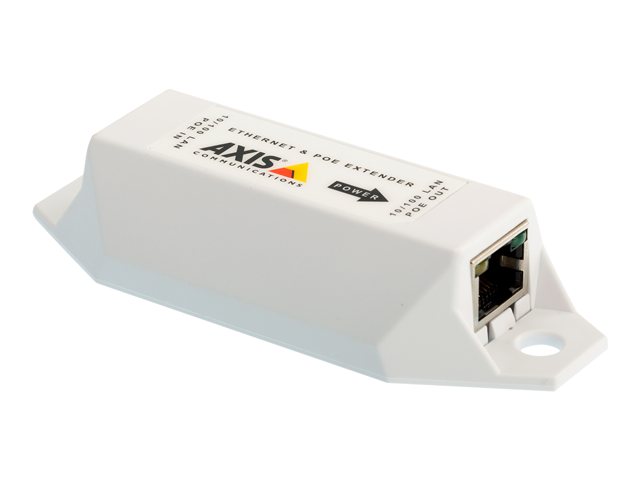 AXIS T8129 PoE Extender - Repeater - 100Mb LAN - 10Base-T, 100Base-TX - RJ-45 / RJ-45 - up to 100 m - for AXIS C1410, D3110, M3085, M3086, M4215, M4328, P1385, Q1715, Q1942, W400, M42 Series