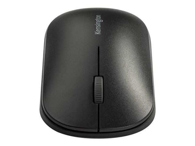 Kensington SureTrack Dual Wireless Mouse - Mouse - optical - 4 buttons - wireless - 2.4 GHz, Bluetooth 5.0 LE, Bluetooth 3.0 - USB wireless receiver - black