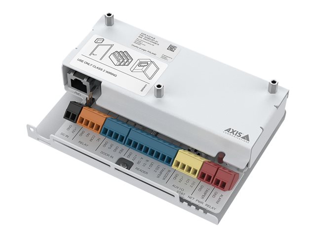 Axis A1210-B - Door controller - wired - serial RS-485/Gigabit Ethernet/Wiegand - white, NCS S 1002-B