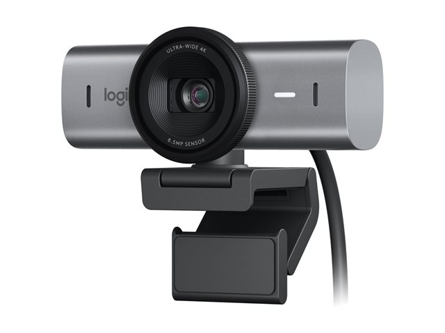 Logitech Master Series MX Brio - Live streaming camera - colour - 8.5 MP - 3840 x 2160 - 4K, 1080p - audio - USB-C