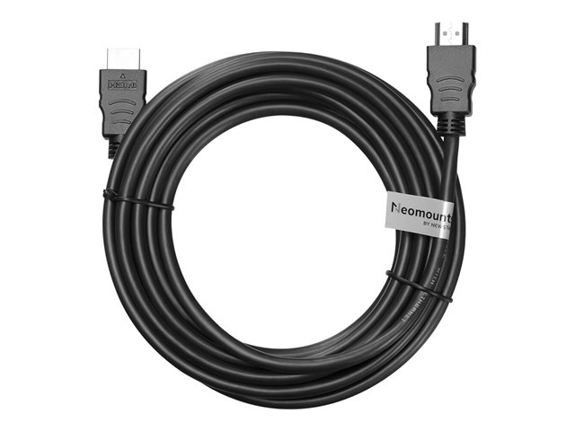 Neomounts - HDMI cable - HDMI male to HDMI male - 5 m - black