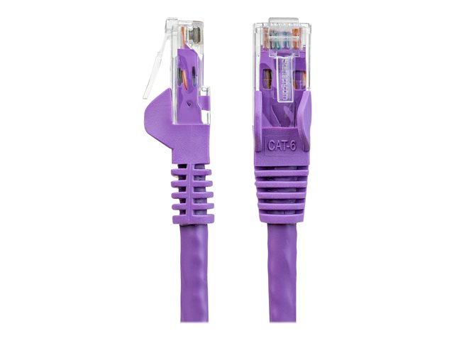 50 ft Purple Snagless Cat6 Patch Cable
