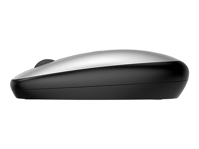 HP 240 - Mouse - right and left-handed - optical - 3 buttons - wireless - Bluetooth 5.1 - USB wireless receiver - pike silver - for ENVY Laptop 13, 16, 17, Laptop 15, 17, Pavilion 32