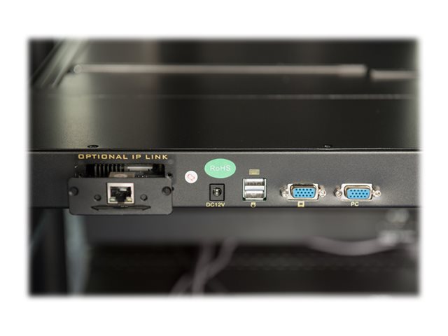 19IN CAT.5 TFT CONSOLE. 16-PORT FRENCH K