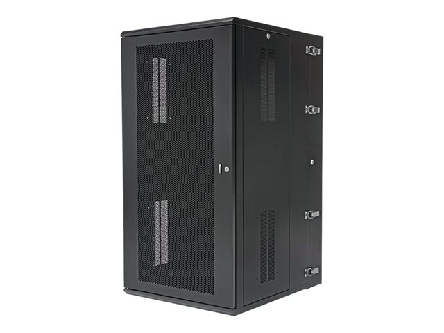 Panduit PanZone - Rack cabinet - wall mountable - black - 26U - 19\"