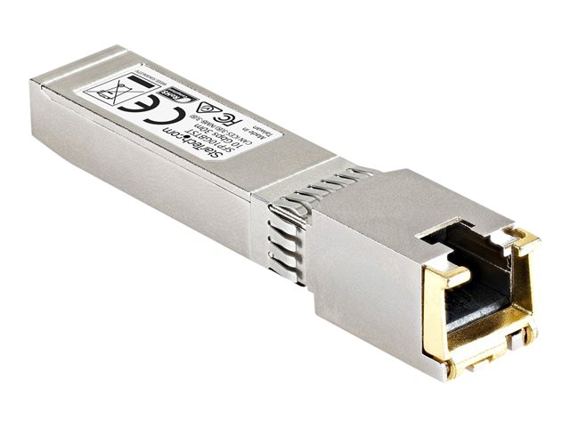 StarTech.com Cisco SFP-10GB-TC Compatible SFP+ Module, 10GBASE-T, SFP to RJ45 Cat6/Cat5e, 10GE Gigabit Ethernet SFP+, RJ-45 (Copper) 30m, Cisco Firepower, ASR1000, ASR9000, 10Gbps SFP+ - Lifetime Warranty (SFP10GBTCST) - SFP+ transceiver module - 10GbE - 10GBase-T - RJ-45 - up to 30 m