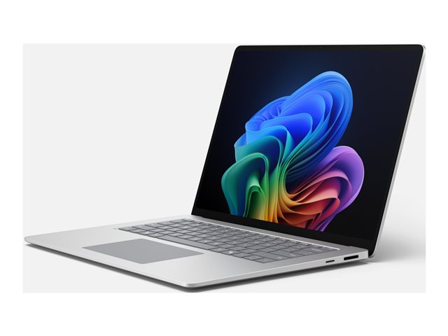 Microsoft Surface Laptop Copilot+ PC for Business - 7th Edition - Snapdragon X Elite - X1E-80-100 / up to 4 GHz - Win 11 Pro - Qualcomm Adreno - 16 GB RAM - 1 TB SSD - 15\" touchscreen 2496 x 1664 @ 120 Hz - Wi-Fi 7, Bluetooth - platinum - kbd: Swiss