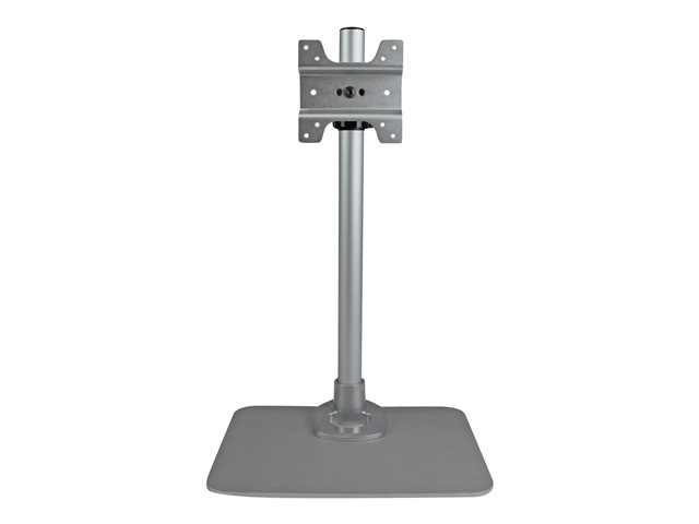 StarTech.com Single Monitor Stand - Adjustable - Supports Monitors 12\" to 34\" - Premium - Single Screen VESA Monitor Mount Stand - Silver (ARMPIVSTND) - Mounting kit (desk stand, feet, wrench, screws, cable clip) - for LCD display - plastic, steel - silver - screen size: 12\"-34\"