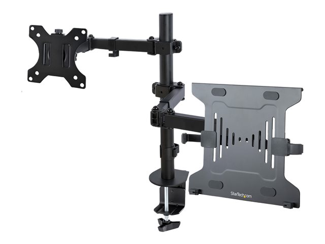 Startech Monitor Arm with Laptop Tray, Adjustable