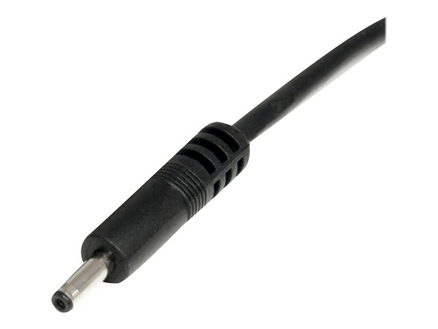 StarTech.com 3 ft. (0.9 m) USB to Type H Barrel 5V DC Power Cable - USB to 3.4mm Power Cable - 5V DC Type H - Black - Bluetooth Charger (USB2TYPEH) - USB / power cable - USB (power only) (M) to DC jack 3.4 mm (M) - 91 cm - molded - black