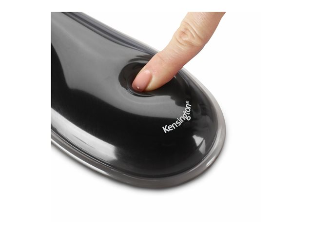 Kensington Duo Gel Mouse Pad Wrist Rest - Mouse pad with wrist pillow - black, red - TAA Compliant