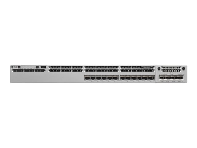 Cisco Catalyst 3850-12S-E - Switch - L3 - Managed - 12 x Gigabit SFP - desktop, rack-mountable - refurbished
