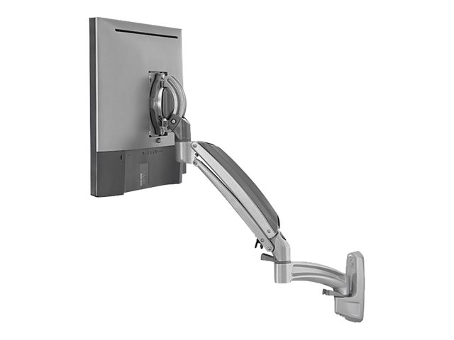 Chief Kontour K1W Series K1W120SXRH - Haakje - instelbare arm - voor plat scherm - aluminium - zilver - schermgrootte: 10\"-30\" - te bevestigen aan de muur - TAA Compliant