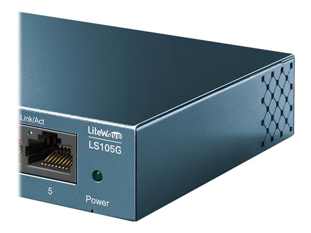 TP-Link LiteWave LS105G - Switch - unmanaged - 5 x 10/100/1000 - desktop - AC 220 V