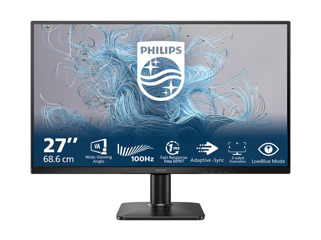 Philips 27E2N1100L - 1000 Series - LED monitor - 27\" - 1920 x 1080 Full HD (1080p) @ 100 Hz - VA - 4000:1 - 1 ms - HDMI, VGA - textured black