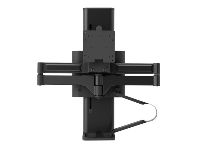 Ergotron TRACE - Mounting kit (pivot, base, VESA spacer, lift column, extension arms, 2-piece desk clamp) - Constant Force Technology - for LCD display - matte black - screen size: 21.5-38\"