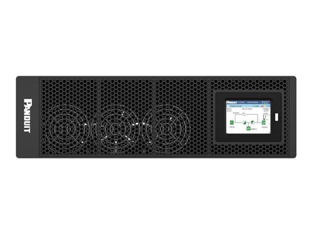 Panduit SmartZone - UPS (rack-mountable / external) - AC 220/230/240 V - 6000 Watt - 6000 VA - 1-phase - Ethernet, RS-232, USB - output connectors: 5 - PFC - 6U - EMEA - black