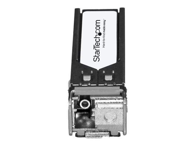 StarTech.com Juniper SFP-GE10KT15R13 Compatible SFP Module, 1000BASE-BX-D, 1 Gigabit Ethernet Bi-Directional (BiDi) Fiber Single Strand SFP, LC 10km, Mini GBIC Transceiver SFP, Downstream - Lifetime Warranty (SFPGE10KT5R3) - SFP (mini-GBIC) transceiver module (equivalent to: Juniper SFPP-10GE-LR) - GigE - 1000Base-BX10-D - LC single-mode - up to 10 km - 1310 (TX) / 1550 (RX) nm