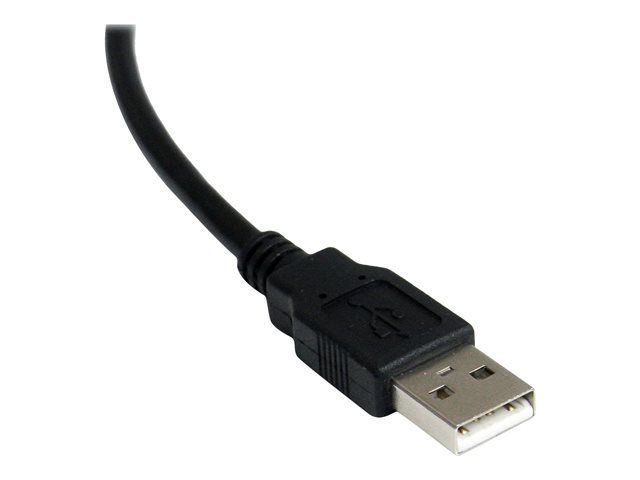 StarTech.com USB to Serial Adapter - Optical Isolation - USB Powered - FTDI USB to Serial Adapter - USB to RS232 Adapter Cable (ICUSB2321FIS) - Serial adapter - USB - RS-232 - black