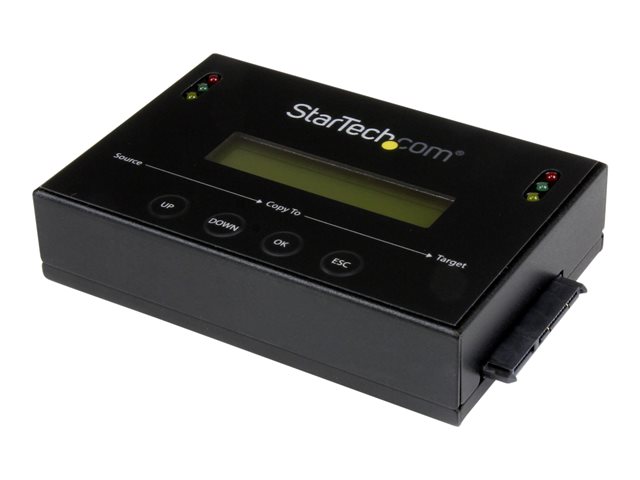 StarTech.com 11 Standalone Hard Drive Duplicator with Disk Image Library Manager For Backup & Restore, Store Several Images on one 2.53.5 SATA Drive, HDDSSD Cloner, No PC Required - TAA Compliant - Hard drive duplicator - 2 bays (SATA-600) - for P/N: SVA12M5NA