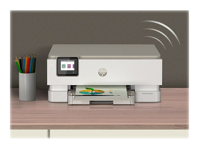 HP ENVY Inspire 7220e All-in-One - Multifunction printer - colour - ink-jet - 216 x 297 mm (original) - A4/Legal (media) - up to 13 ppm (copying) - up to 15 ppm (printing) - 125 sheets - USB 2.0, Wi-Fi(ac), Bluetooth - portobello - with HP 1 Year Ext