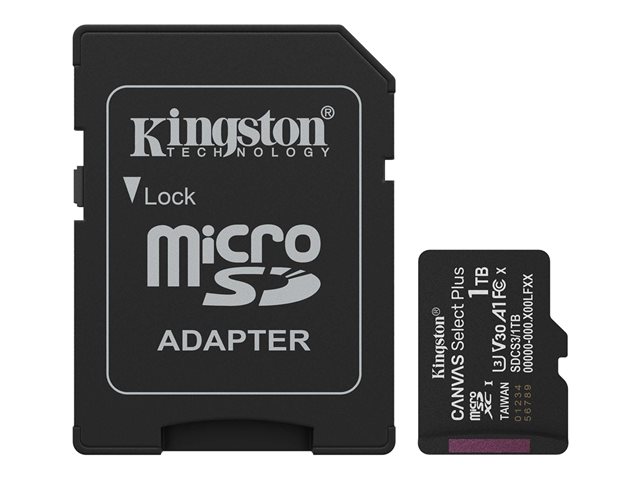 1TB microSDXC Canvas Select Card+ADP