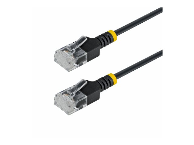1.5m Black Ultra Slim CAT6a Cable