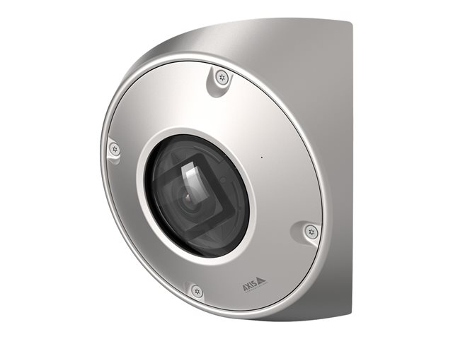 AXIS Q9216-SLV Steel - Network surveillance camera - dome - ligature-resistant - colour (Day&Night) - 4 MP - 2304 x 1728 - 720p, 1080p - M12 mount - fixed iris - fixed focal - audio - HDMI - LAN 10/100 - MJPEG, H.264, HEVC, H.265, MPEG-4 AVC - PoE Plus