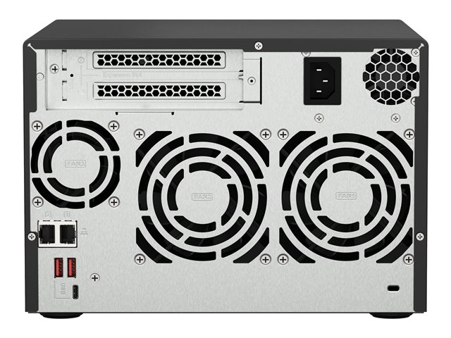 QNAP TS-673A - NAS server - 6 bays - SATA 6Gb/s - RAM 8 GB - Gigabit Ethernet / 2.5 Gigabit Ethernet