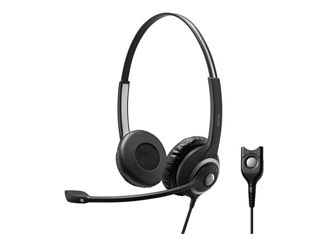 EPOS IMPACT SC 262 - 200 Series - headset - on-ear - wired - Easy Disconnect - black, silver