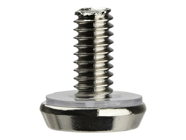 StarTech.com 12-24 Server Rack Screws - 50 pack - Nickel-plated - Rack screws - silver - US government (pack of 50 pieces) - for P/N: RK630WALVS, RK830WALVS