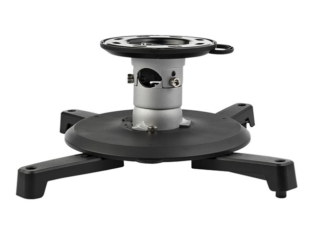 StarTech.com Universal Ceiling Projector Mount, Heavy Duty Height Adjustable/Extendable Pole Mount 5\"-22.7\" from Ceiling, 33lb (15kg), Tilt/Rotate, Hanging Projector Mount w/ Bracket - Telescopic Pole (PROJCEILMNT2) - Bracket - for projector - aluminium, heavy duty steel - ceiling mountable - TAA Compliant