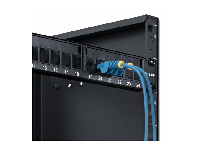 24 Port 1U Blank Keystone Patch Panel
