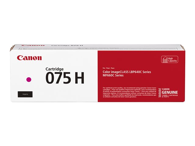 Canon 075 H - High capacity - magenta - original - box - toner cartridge