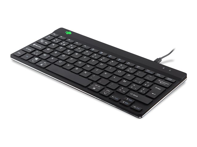 R-Go Compact Break Toetsenbord AZERTY (BE) zwart bedraad