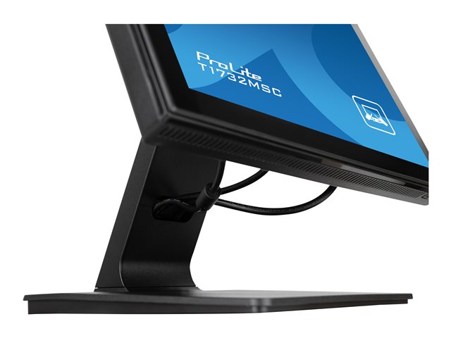 iiyama ProLite T1732MSC-B1SAG - LED monitor - 17\" - touchscreen - 1280 x 1024 @ 75 Hz - TN - 250 cd/m² - 1000:1 - 5 ms - HDMI, VGA, DisplayPort - speakers - black, matte finish