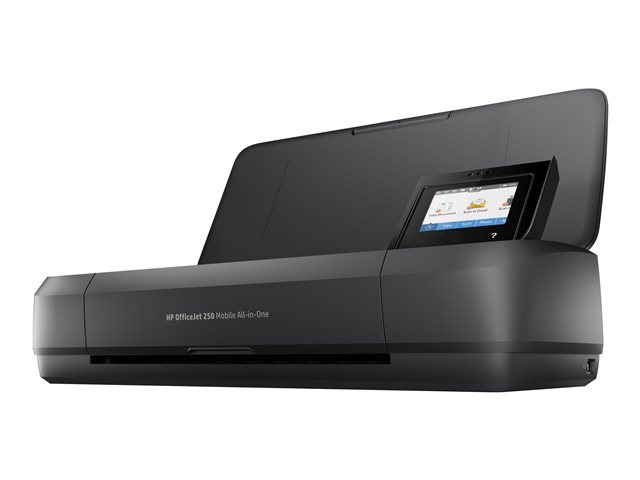 HP Officejet 250 Mobile All-in-One - Multifunction printer - colour - ink-jet - Legal (216 x 356 mm) (original) - A4/Legal (media) - up to 8 ppm (copying) - up to 10 ppm (printing) - 50 sheets - USB 2.0, USB host, Wi-Fi